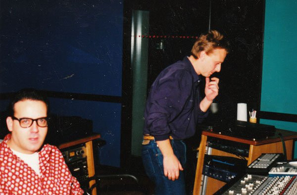 Con Carlos Martos en Sonoland (1990)