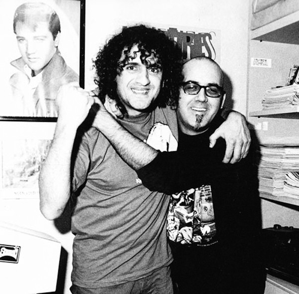 Con Roberto El Gato Andrés (Pestano, 1998)