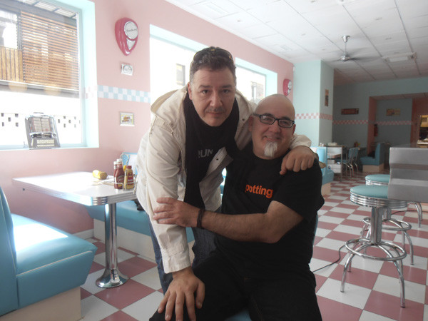 Con Carlos Goñi en el Peggy Sue, Valencia (2012)