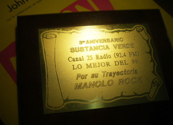Premio a Manolo Rock