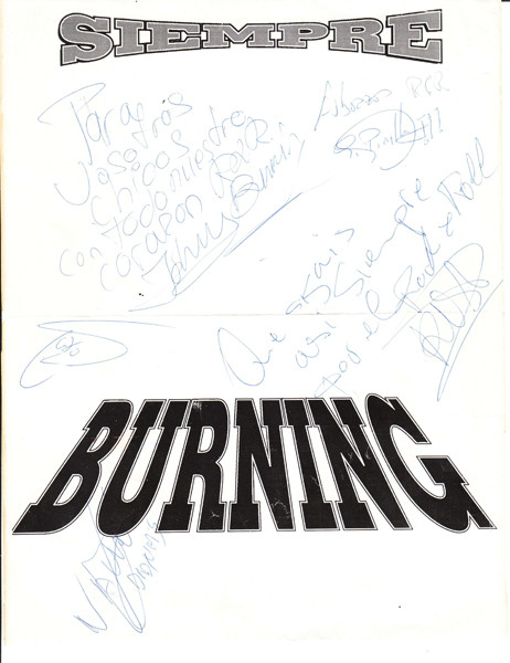 burning firmas